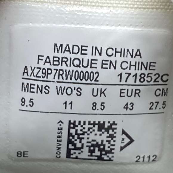 Converse Ctas Slip On Low Canvas Light Brown Men’s Sneakers Custom 171852C-BrBW - Picture 9 of 11